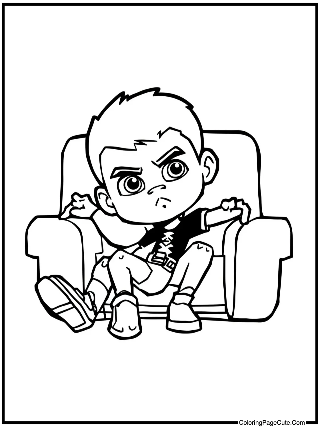 showing The Worst relaxing