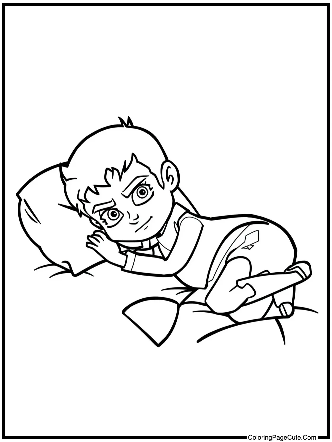 with Pesky Dust sleeping