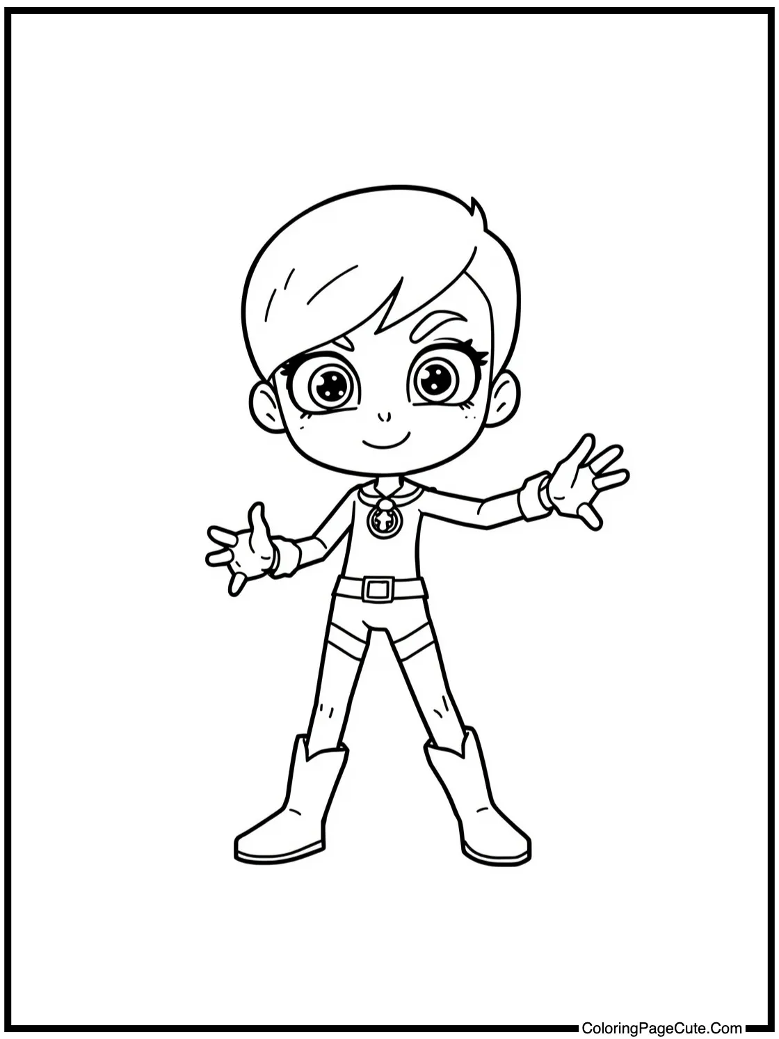 with Gwen casting spells