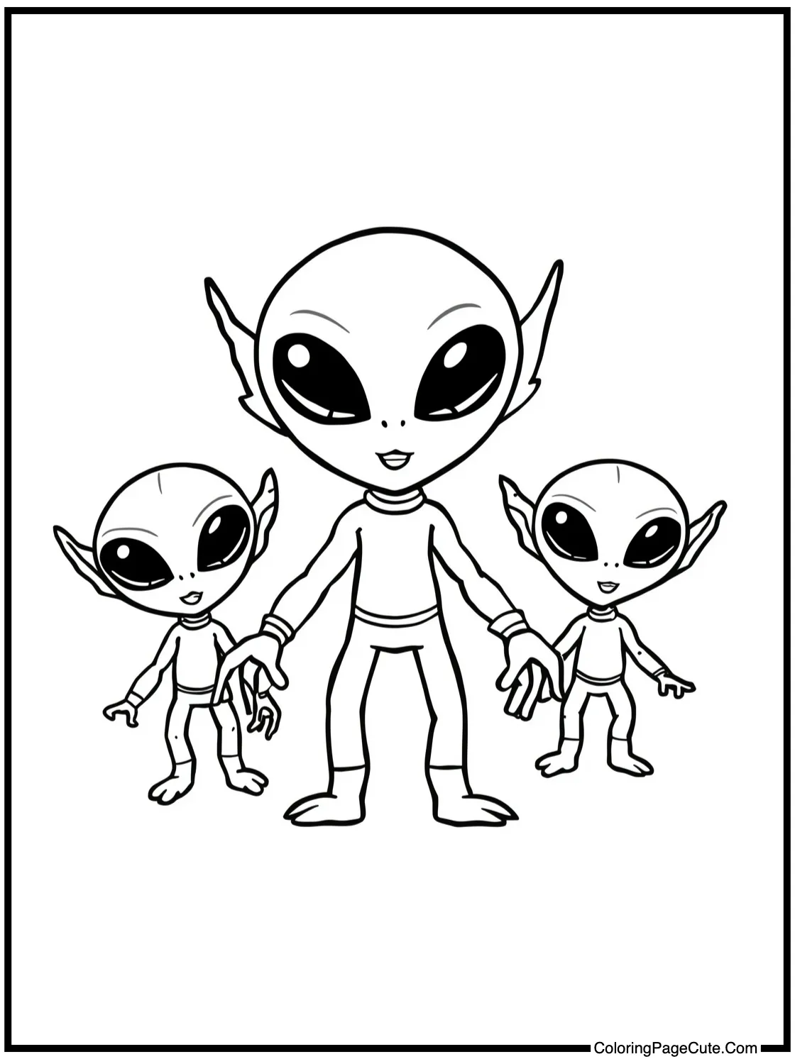 of aliens assembling