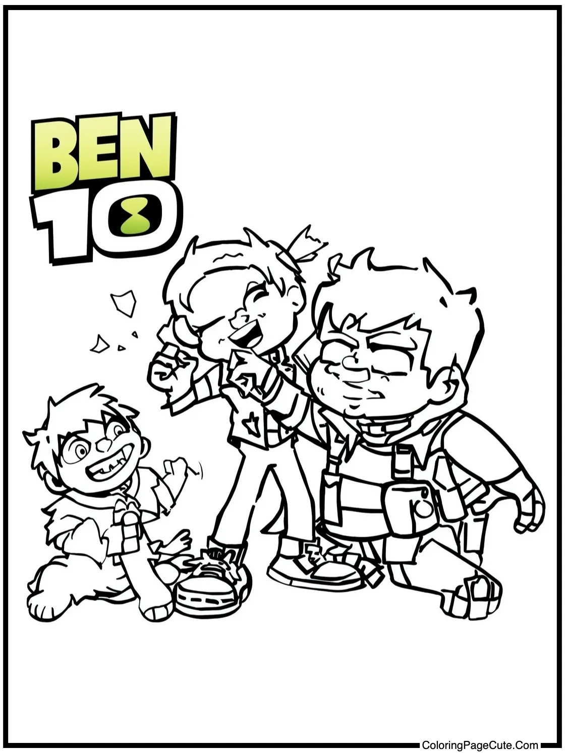 depicting a joyful scene