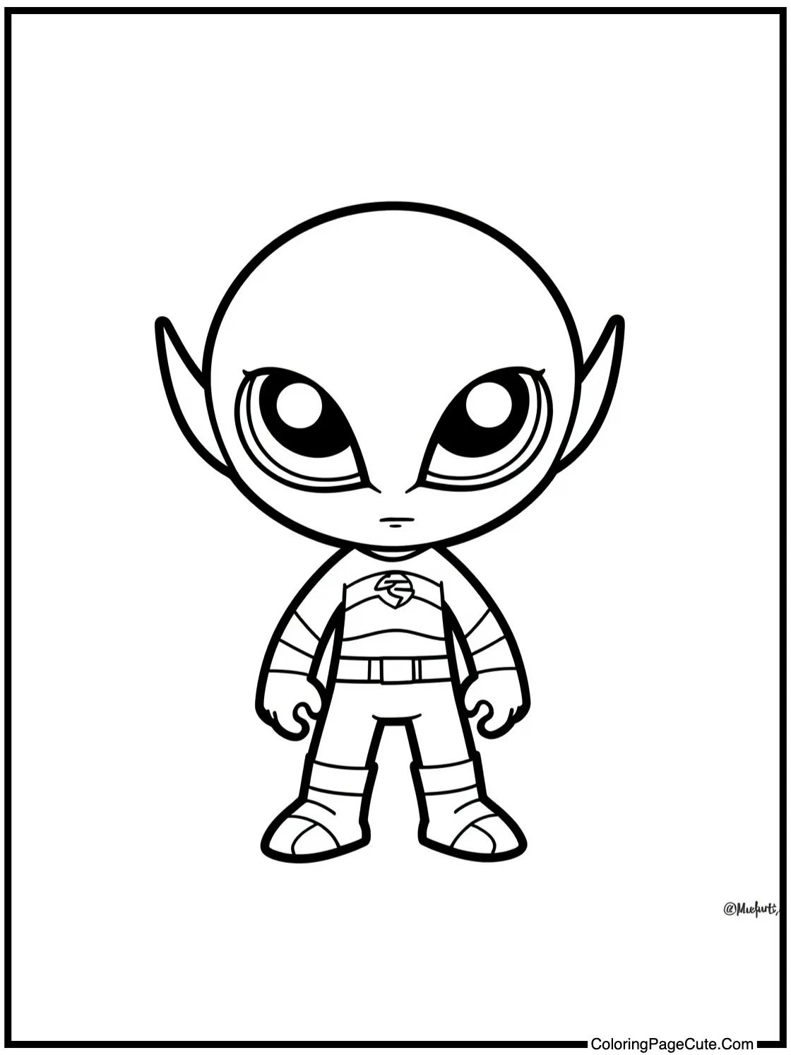 depicting a new alien