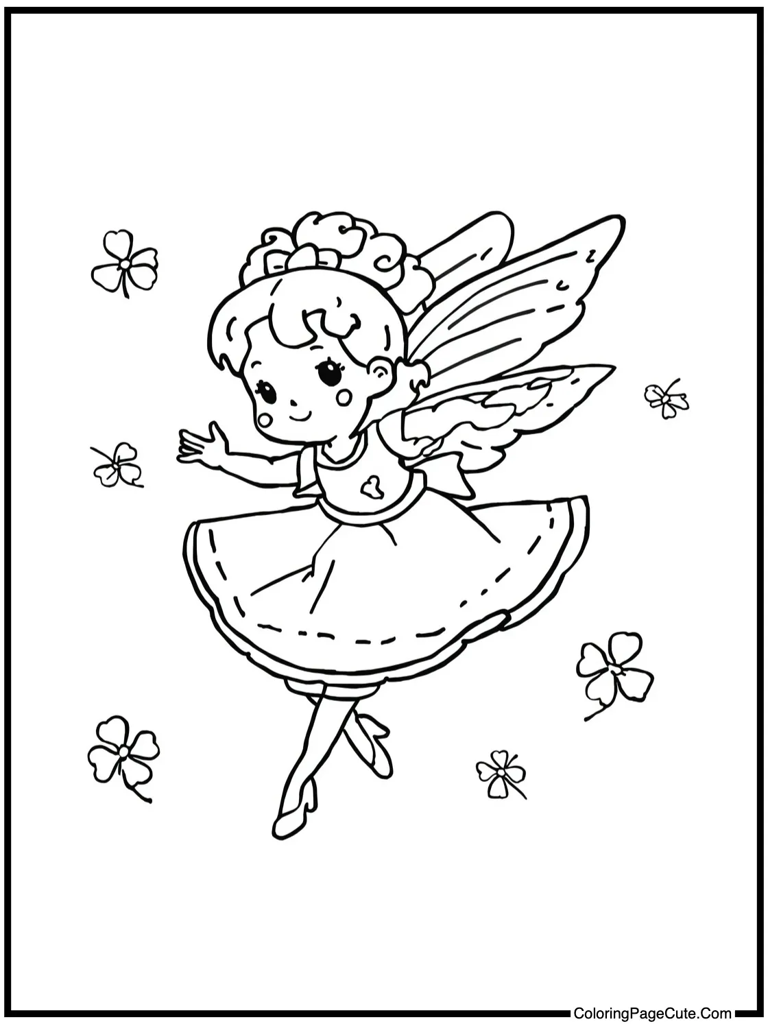 Noelle flying gracefully