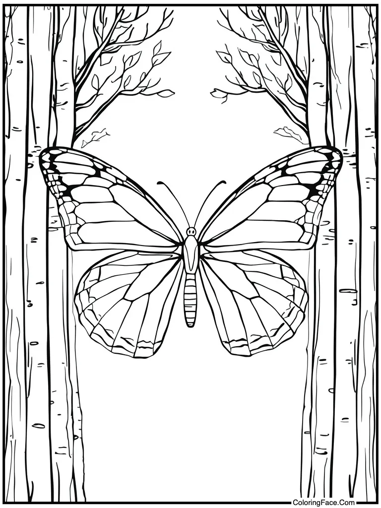 Glass wing transparent insect
