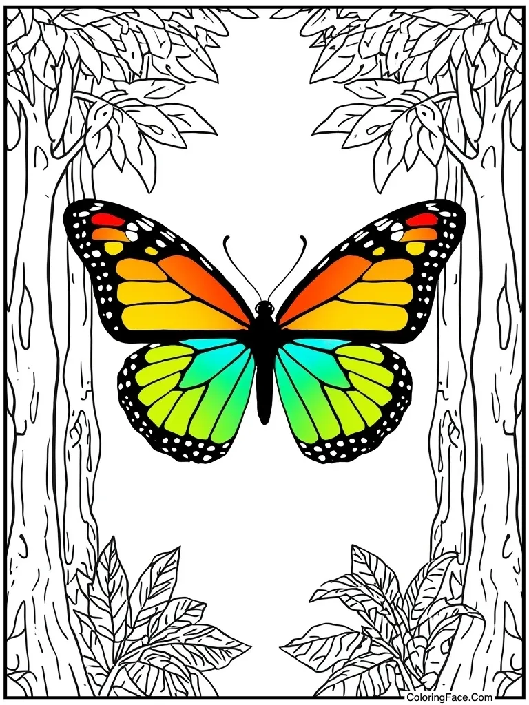Butterfly Coloring Pages