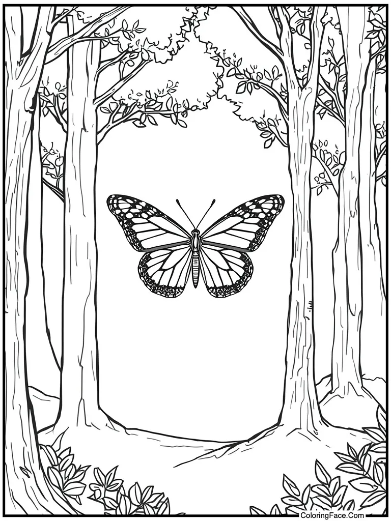 Detailed sketch for adults