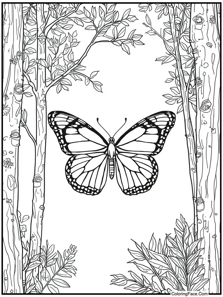 Realistic botanical nature study