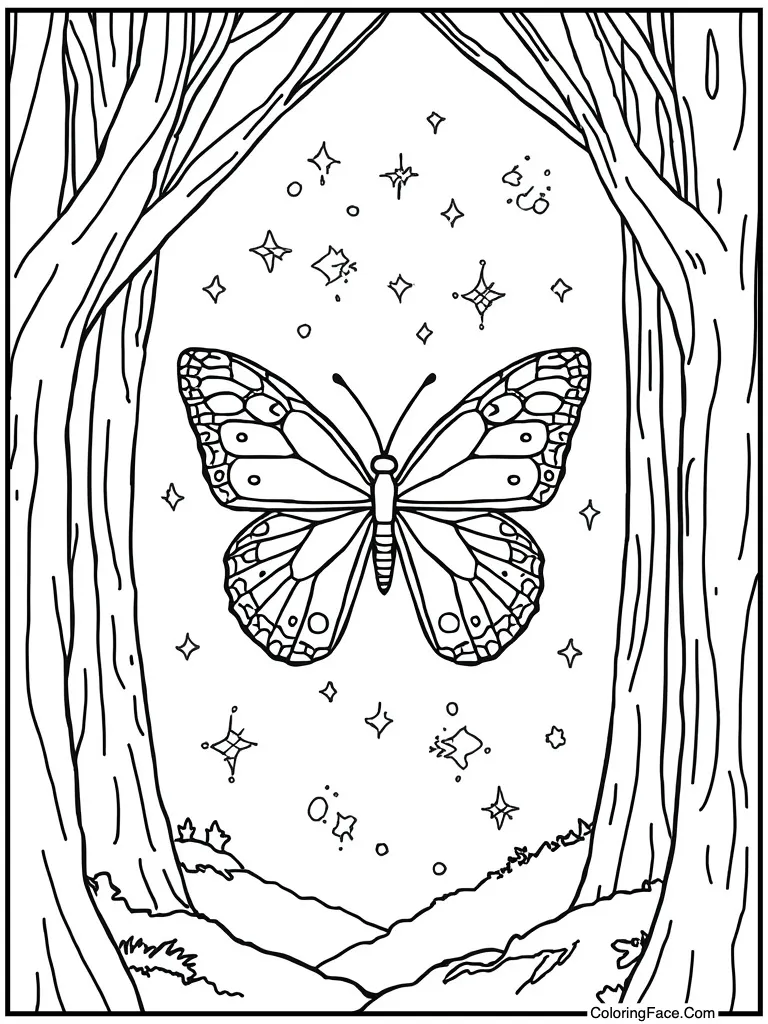 With sparkles and stars