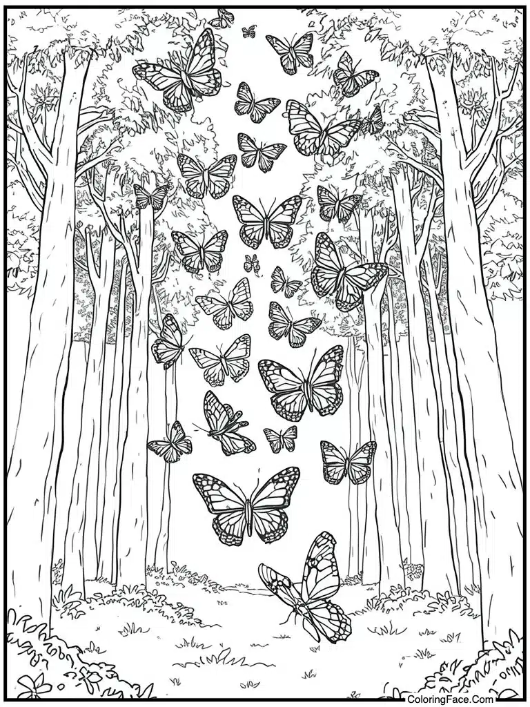 Swarm flying together high