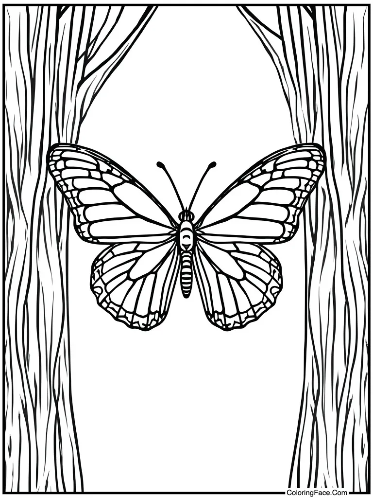 Striped pattern flying insect