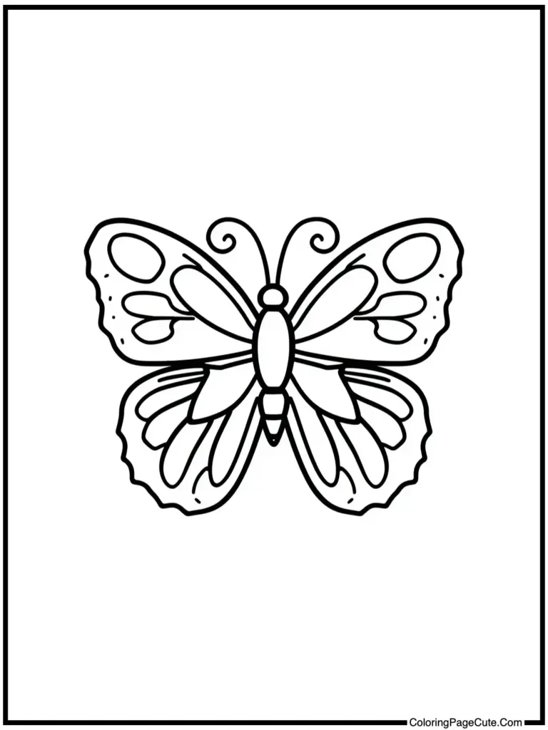 Butterfly Coloring Pages