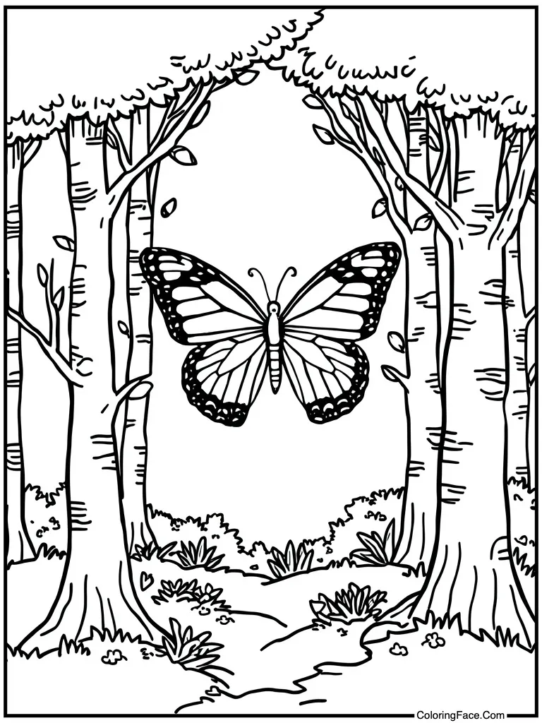 Flying through letter B