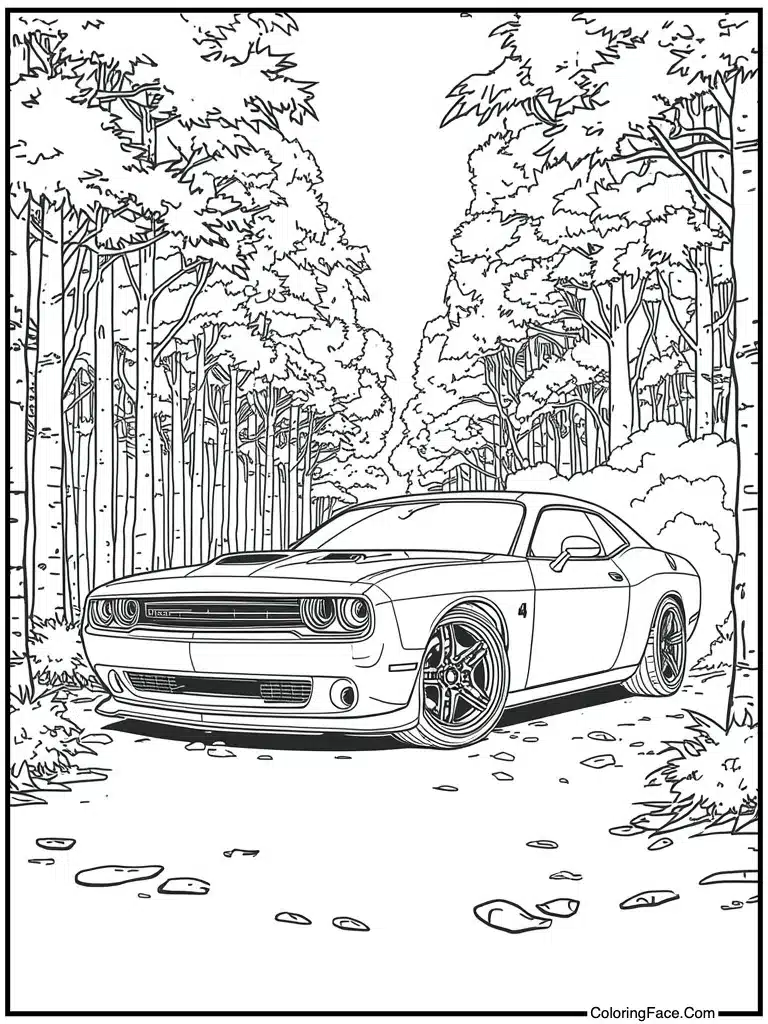 Muscle auto smoking tires