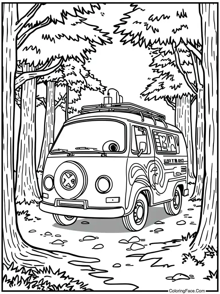 Mystery machine van groovy