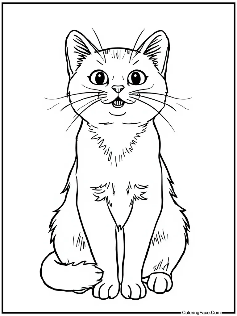 Purring loud and happy