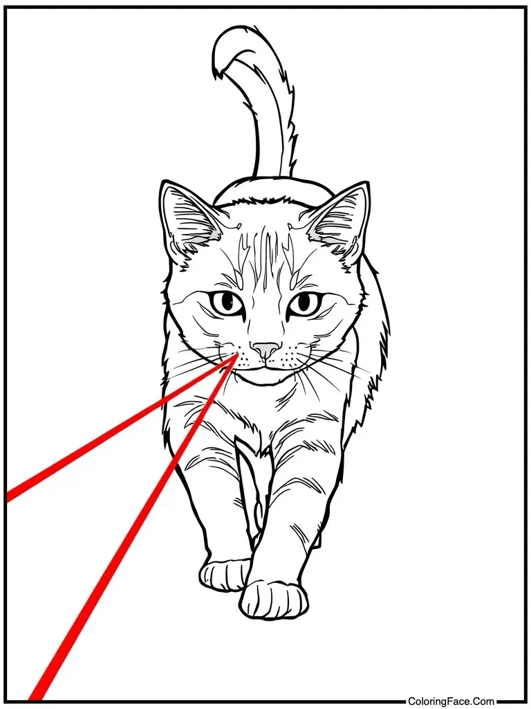 Chasing a red laser