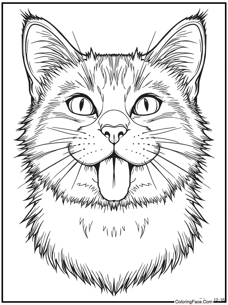 Grooming fur with tongue