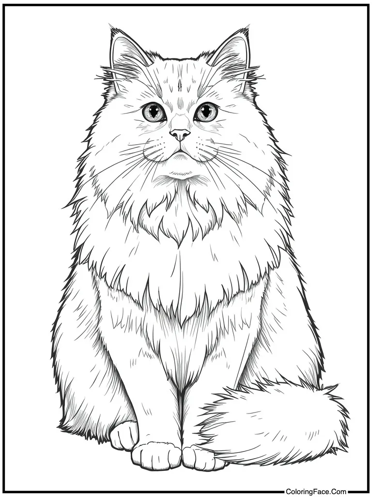 Persian breed long hair