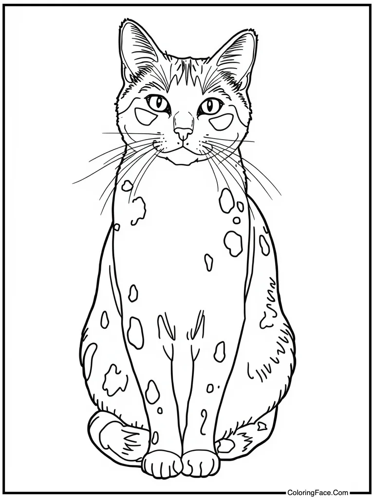 Calico spots three colors