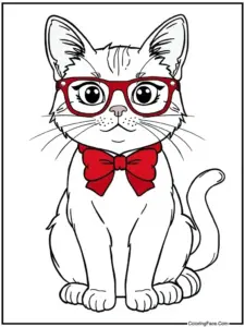 Cat Coloring Pages For Adults