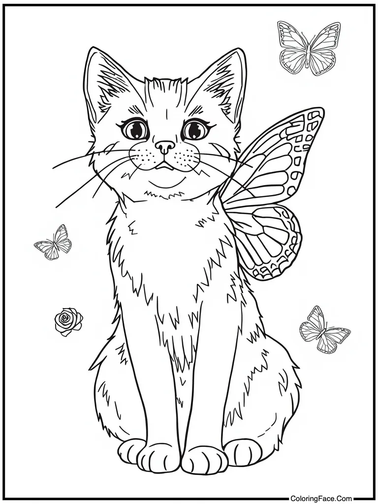 Chasing a butterfly friend