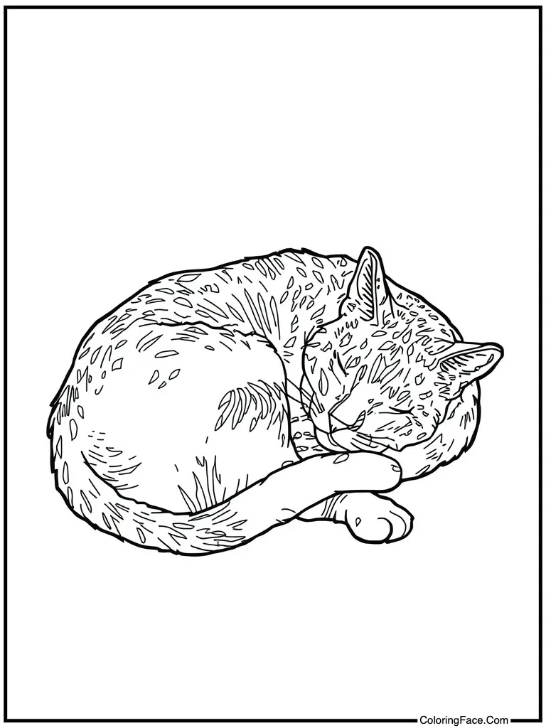 Sleeping on soft pillow