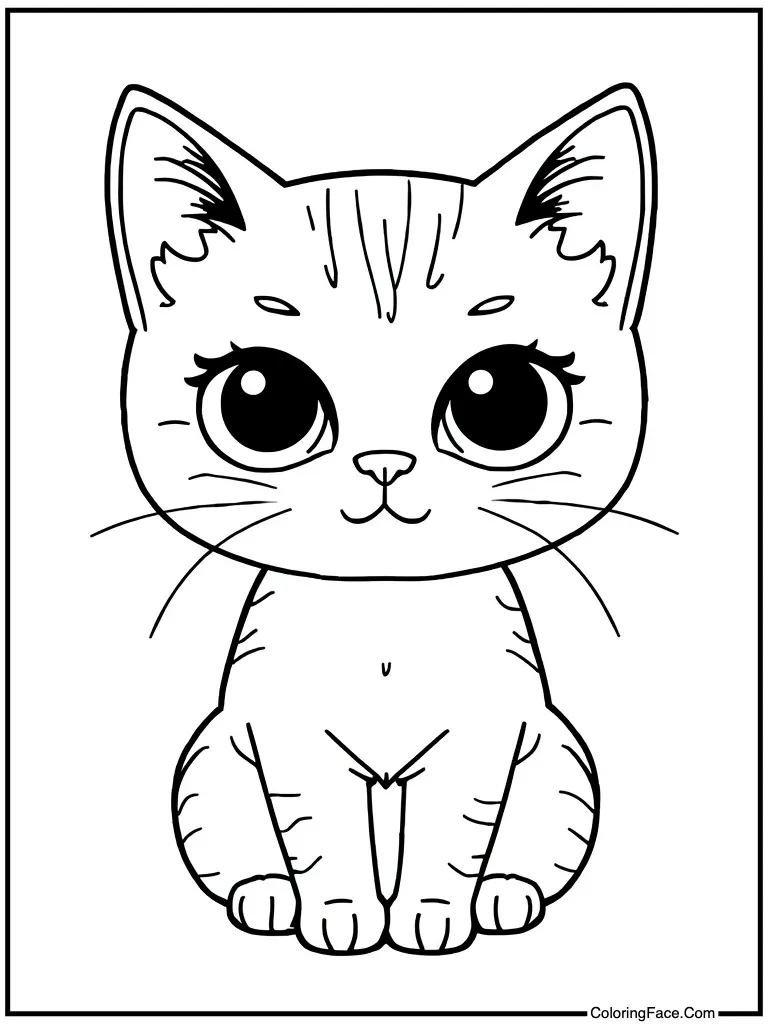 Kawaii style big eyes