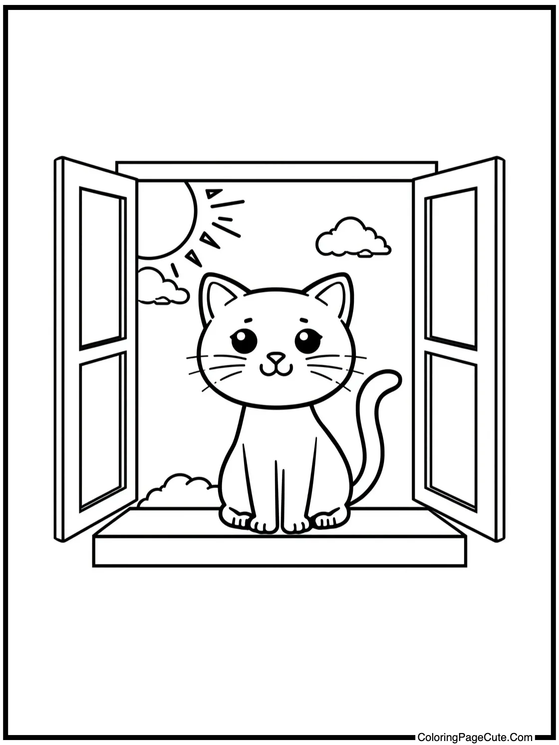 enjoying a sunny window