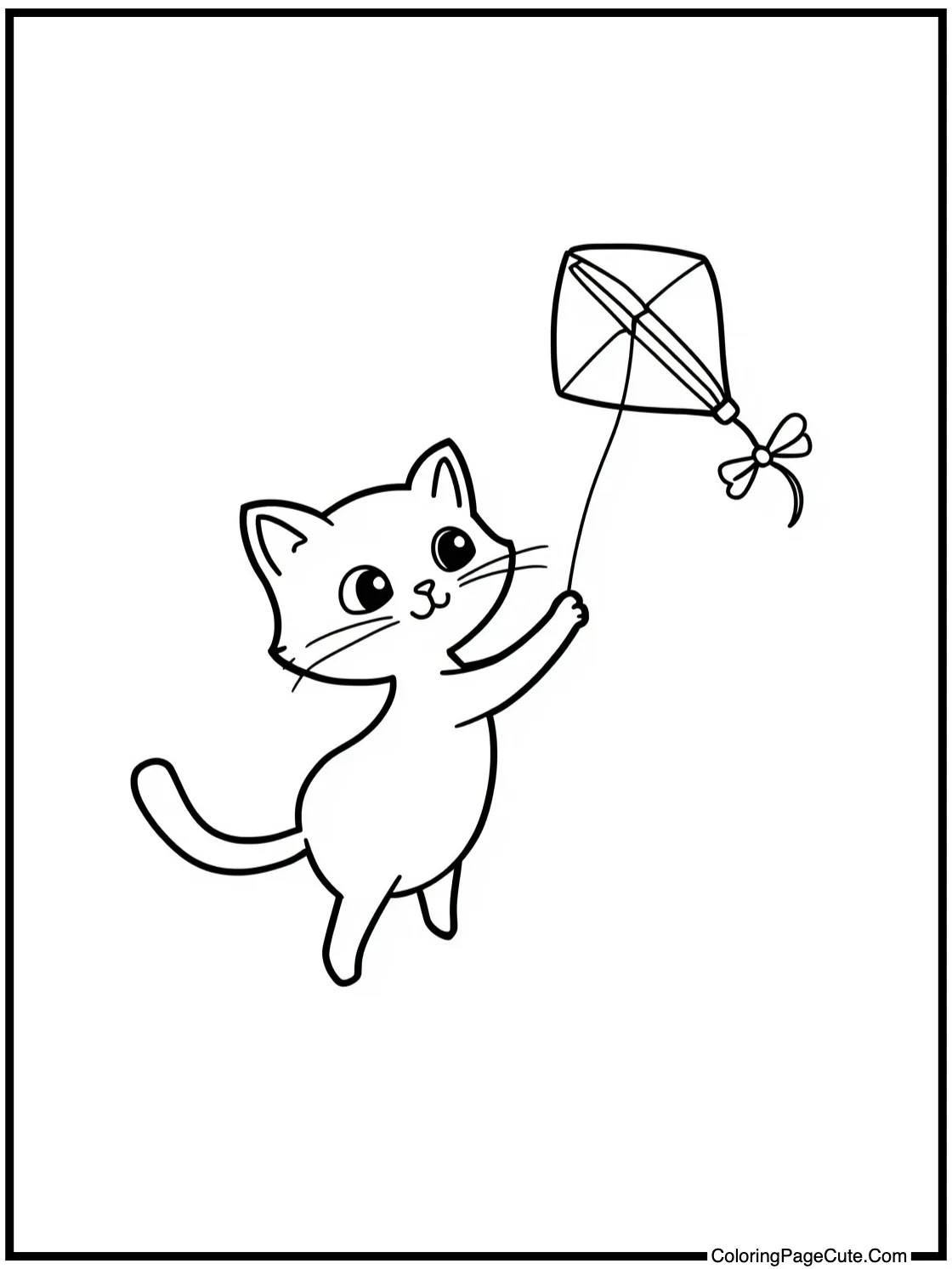flying a kite