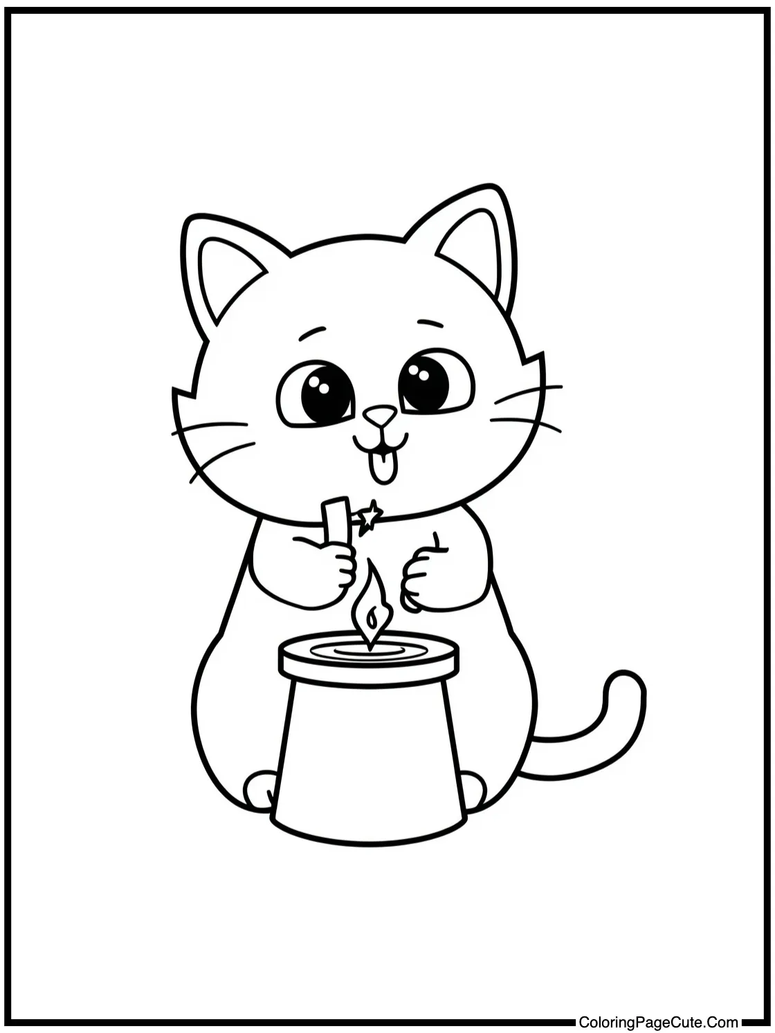 performing a magic trick