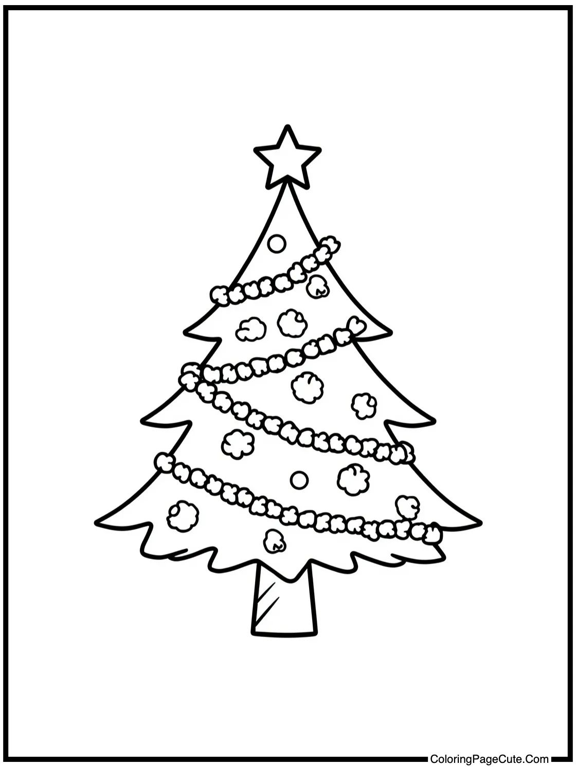 With Popcorn Garlands