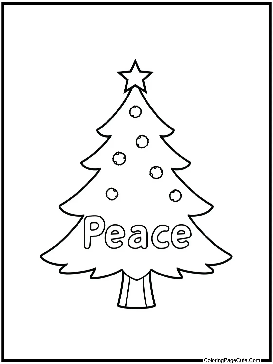 With "Peace" text