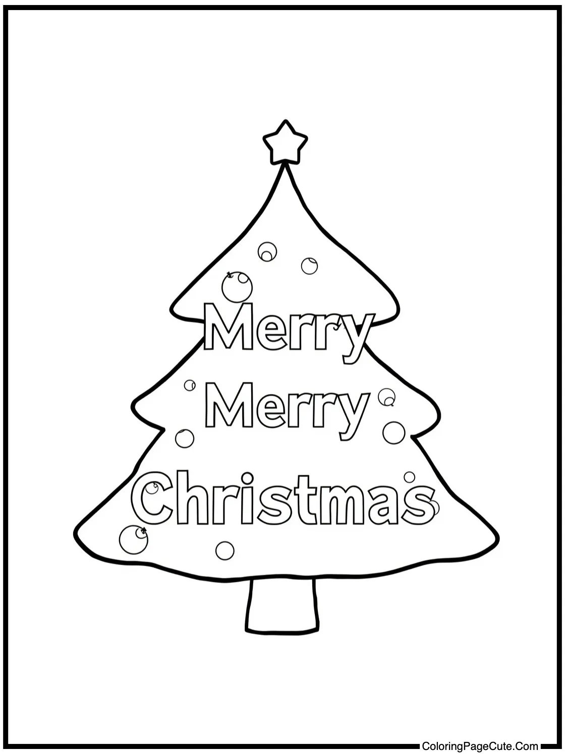 With "Merry Christmas" text