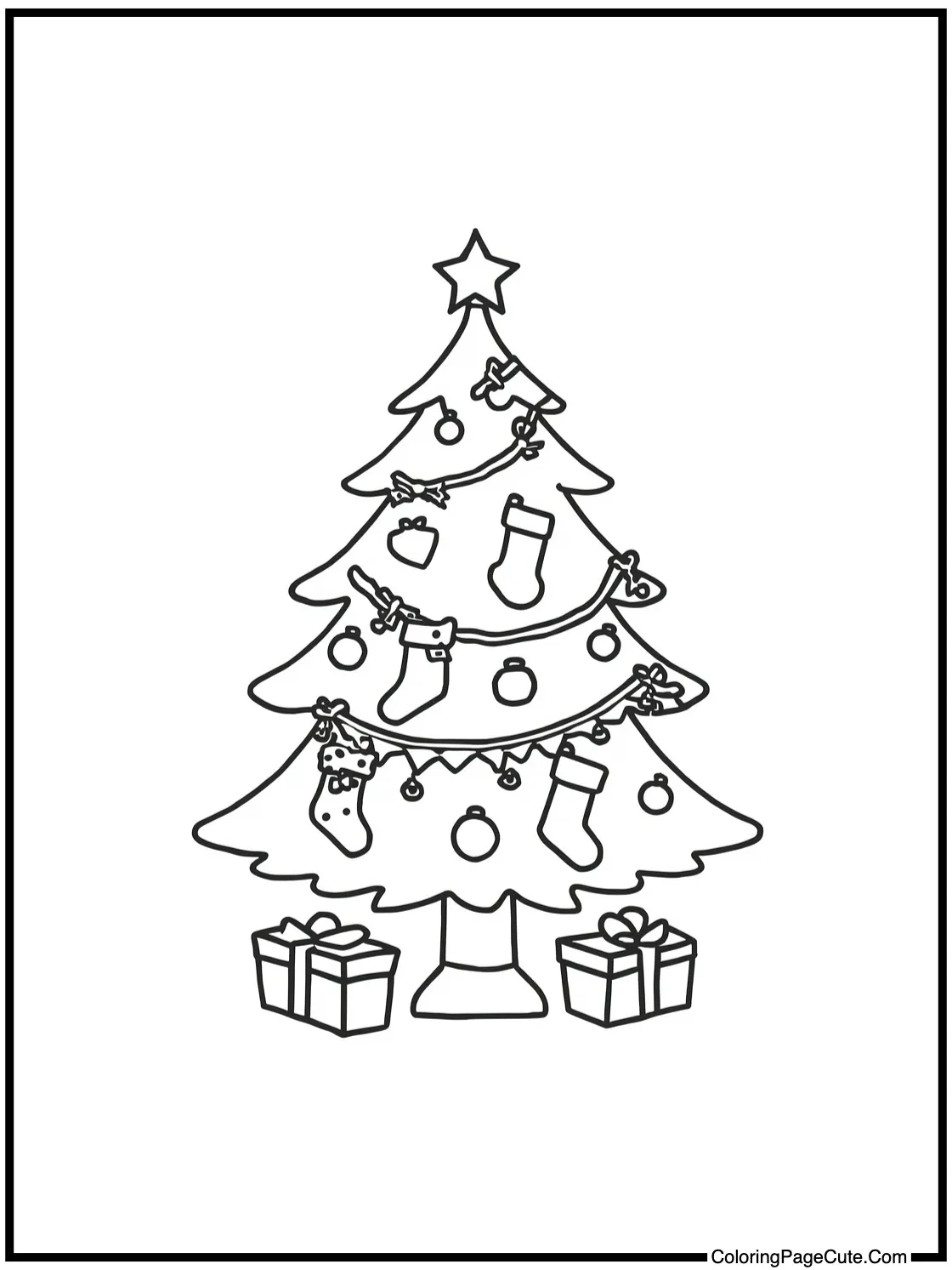 With Stockings hanging