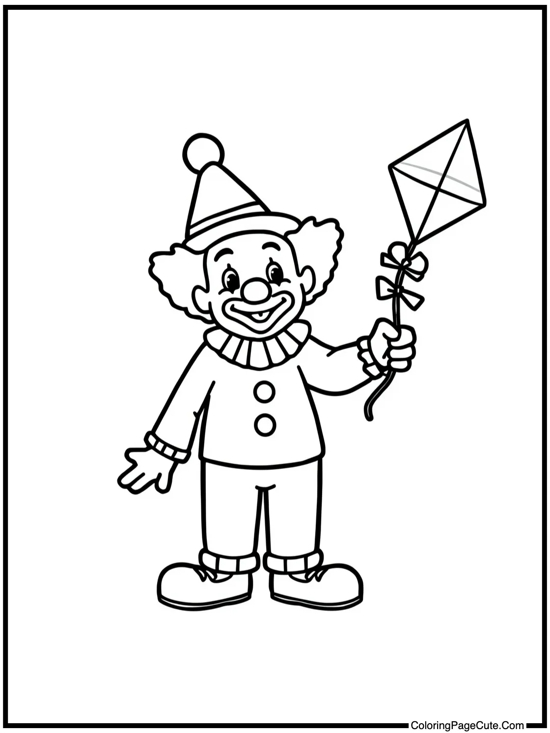  flying a colorful kite