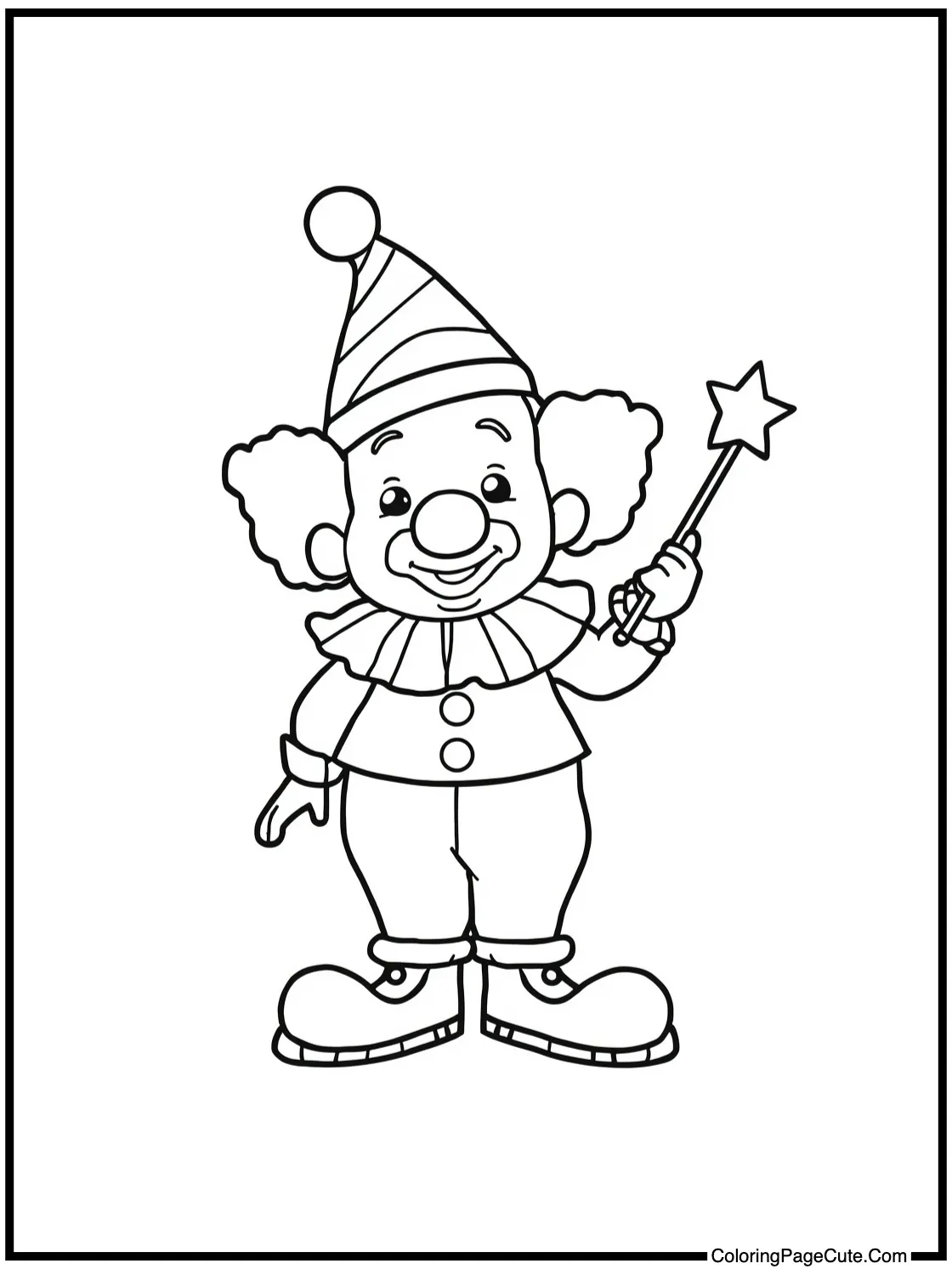  holding a magic wand