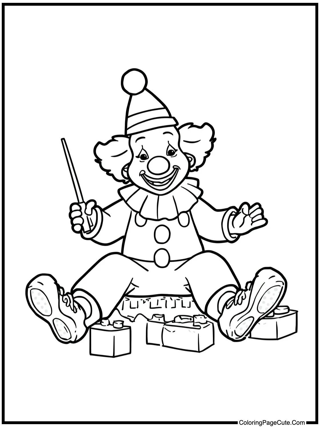  playing with building blocks