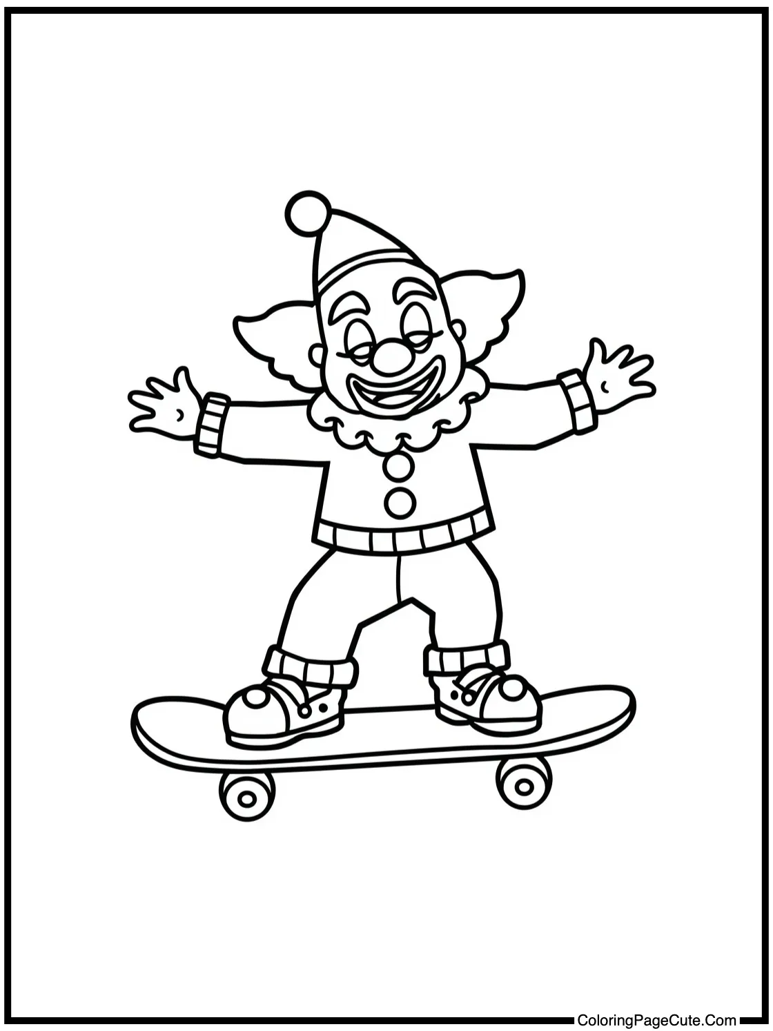  on a cool skateboard