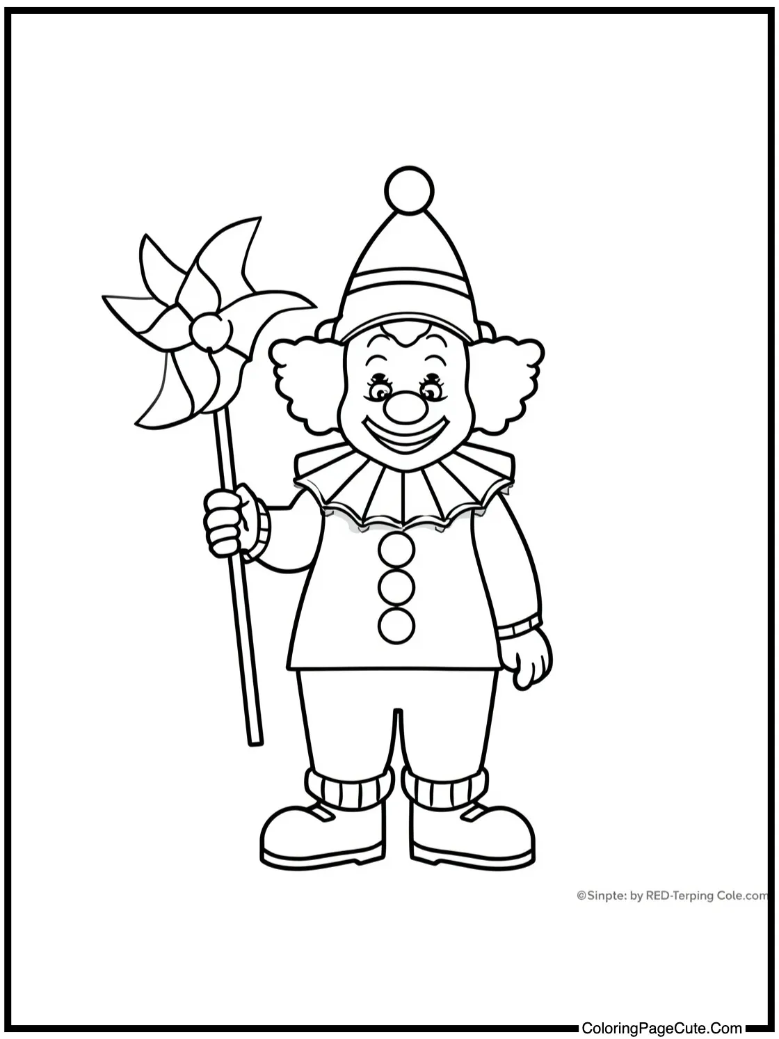  holding a colorful pinwheel