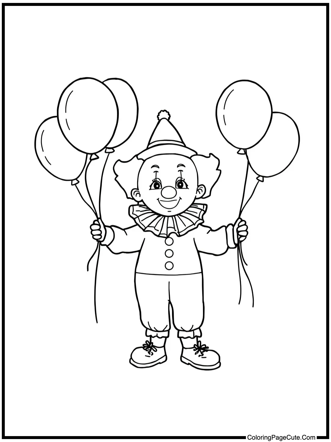  holding vibrant balloons