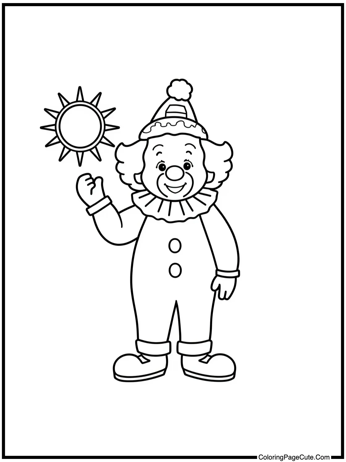  holding a bright sun