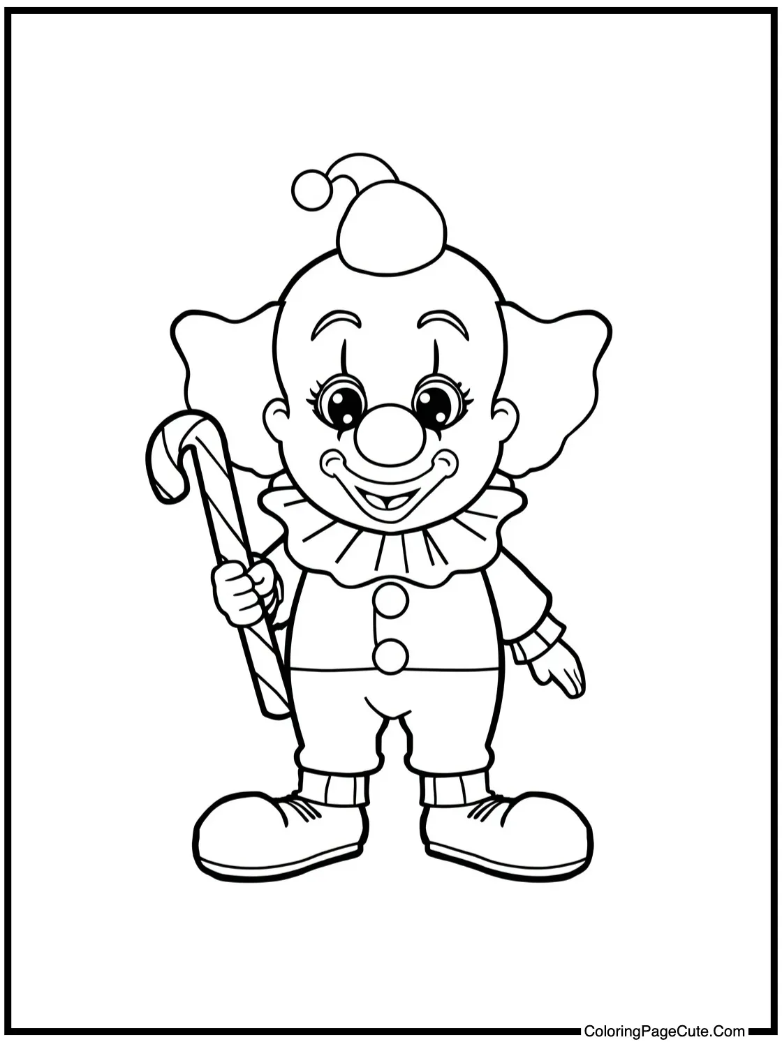  holding a candy cane