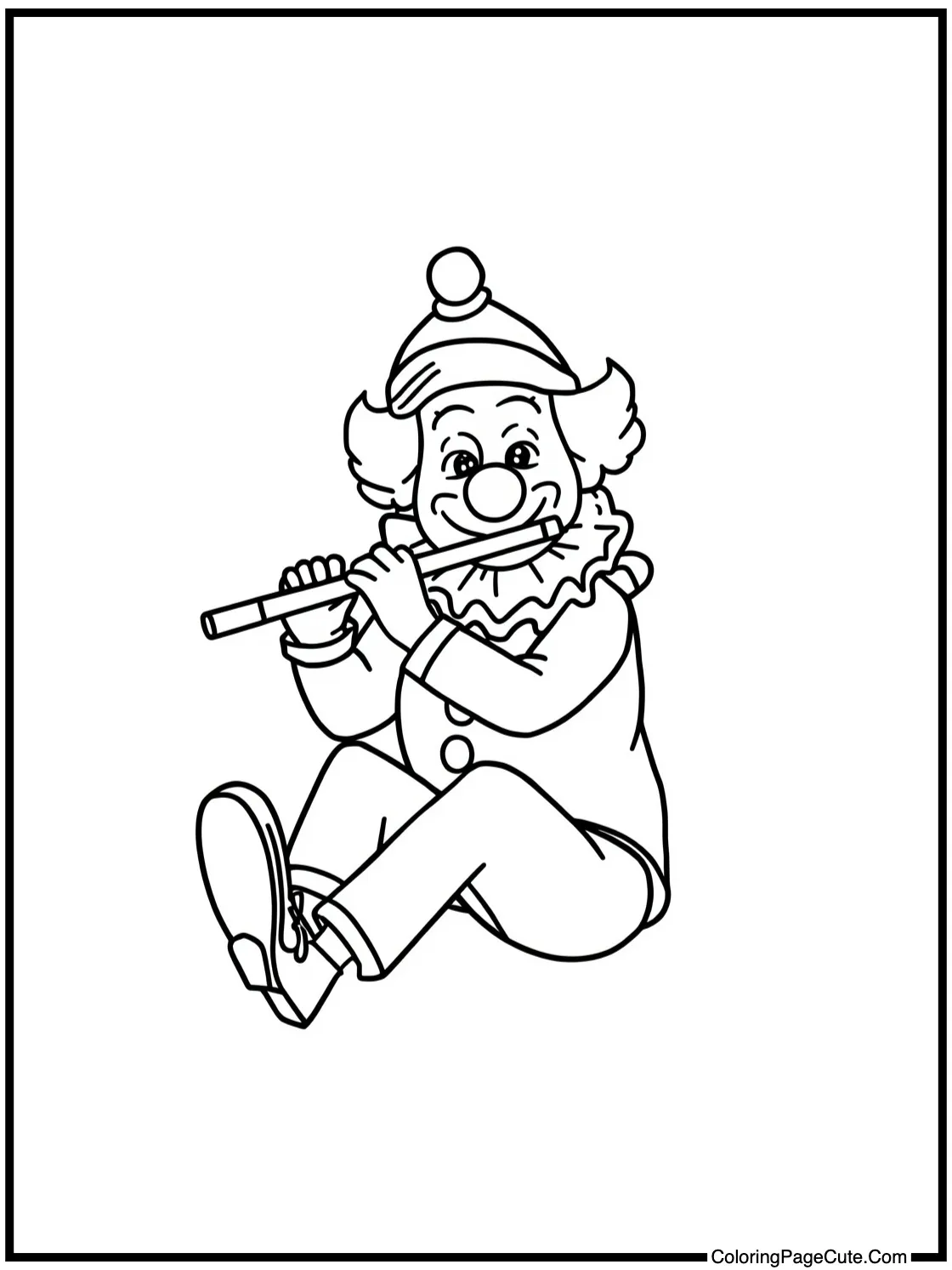  playing a little flute