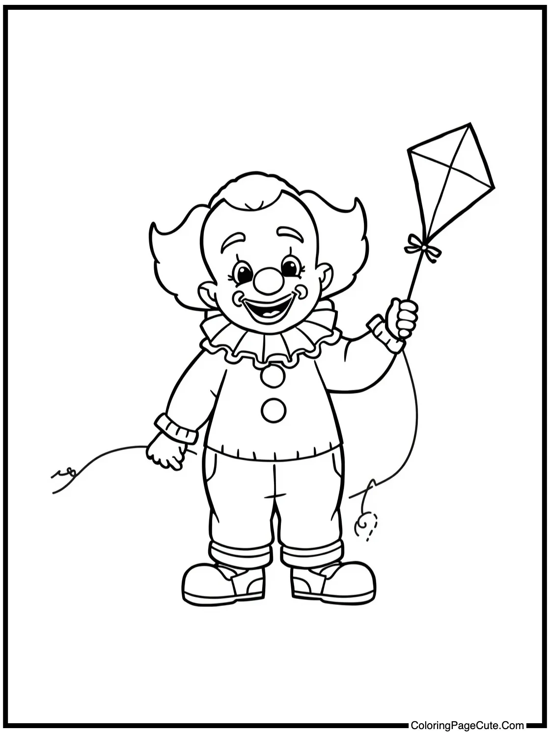  holding a kite string