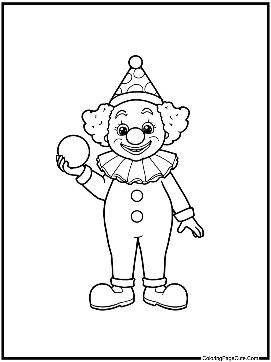  holding a small ball