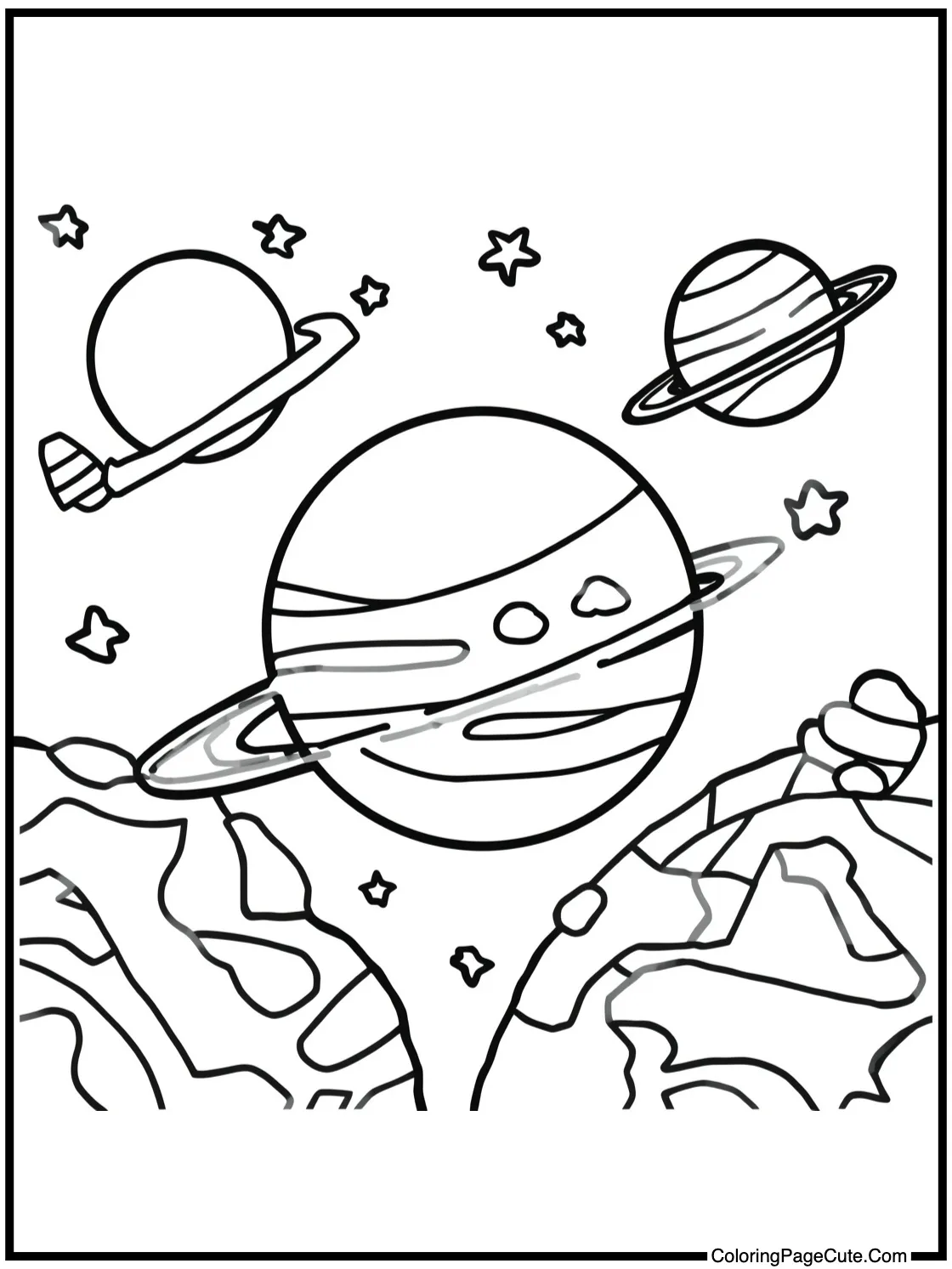 Space Scene (Planets)