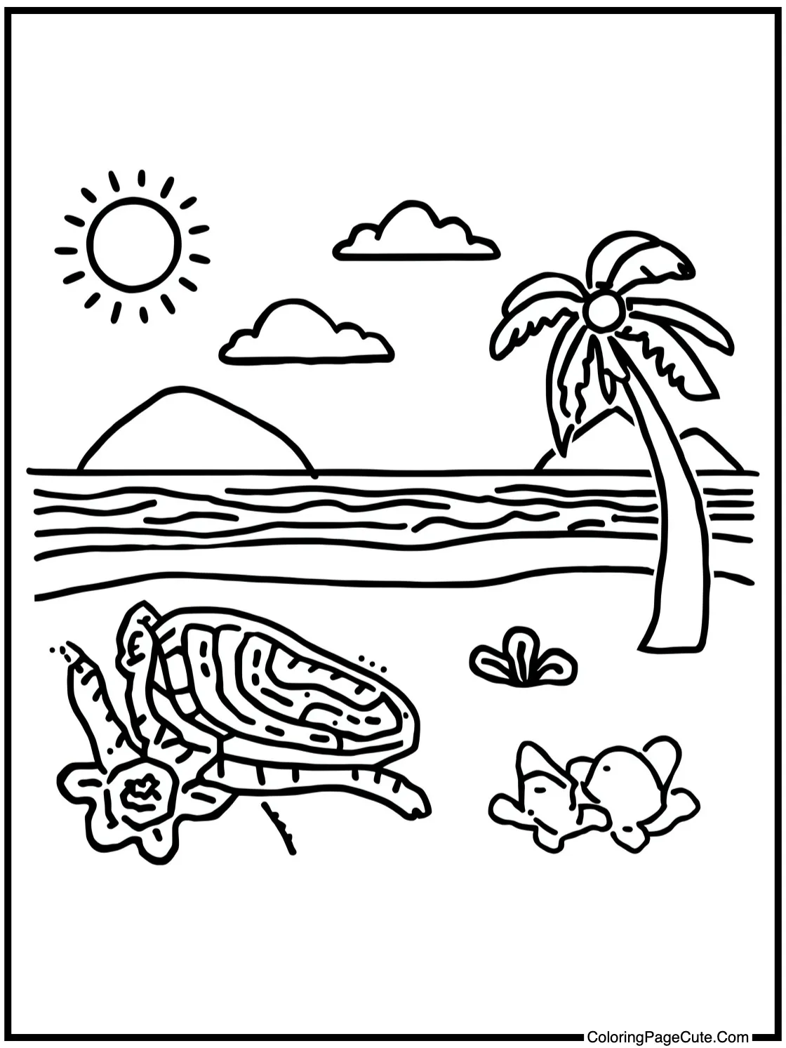 Beach Scene (Simple)