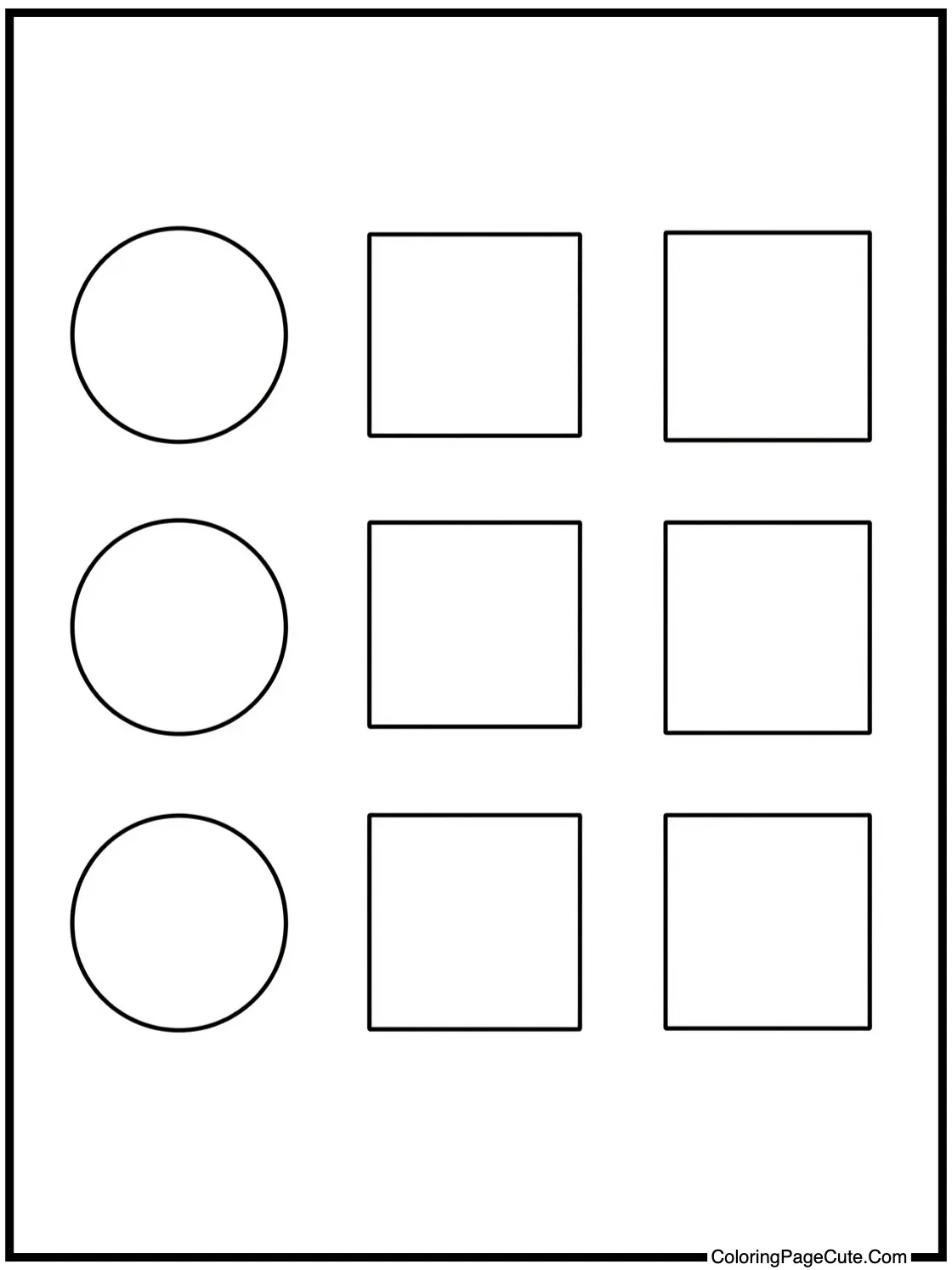 Shapes (Circles, Squares)