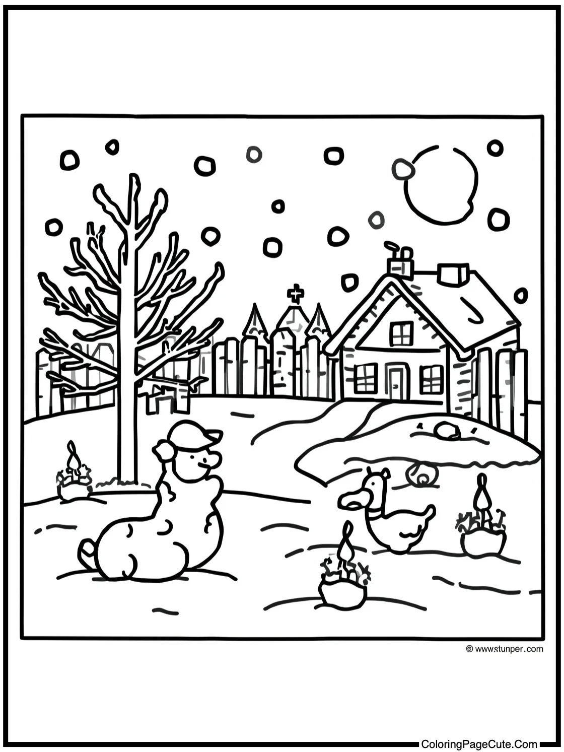 Winter Scene (Simple)