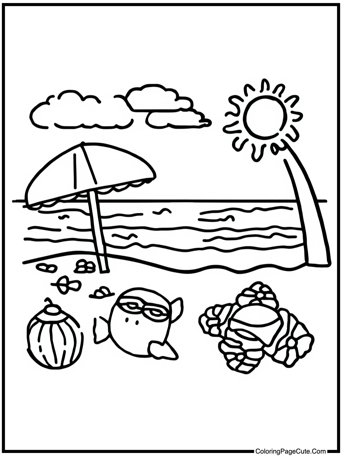 Summer Scene (Beach)